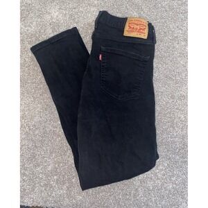 Levi's 511 Slim Fit Jeans Black Mens 34x32 Work Outdoor Preppy Casual Western